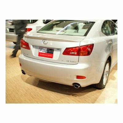 WingTech - WingTech Factory Style Lip Mount Rear Spoiler Un-Lighted ABS-177