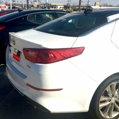 WingTech - WingTech Factory Style Lip Mount Rear Spoiler Un-Lighted WT-14008