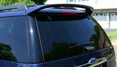 WingTech - WingTech Custom Style Roof Mount Rear Spoiler Un-Lighted WT-14268