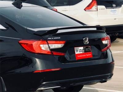 WingTech - WingTech Custom Style Two Post Rear Spoiler Un-Lighted WT-14293