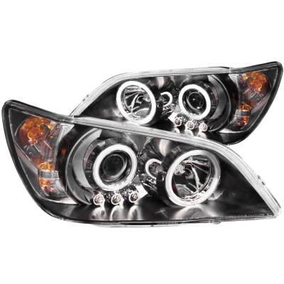 Anzo USA - Anzo USA 121199 Projector Headlight Set w/CCFL Halo Black for 01-05 Lexus IS