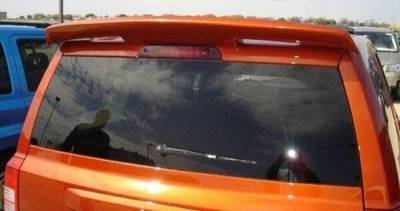 WingTech - WingTech Custom Style Roof Mount Rear Spoiler Un-Lighted WT-14109
