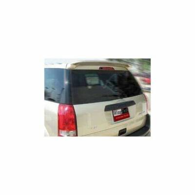 WingTech - WingTech Custom Style Roof Mount Rear Spoiler Un-Lighted ABS-166