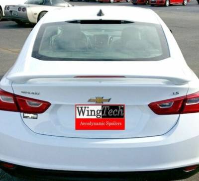 WingTech - WingTech Custom Style Two Post Rear Spoiler Lighted WT-14220