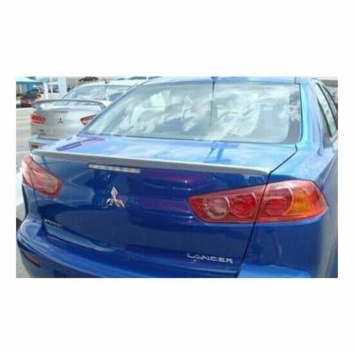 WingTech - WingTech Factory Style Lip Mount Rear Spoiler Un-Lighted ABS-206