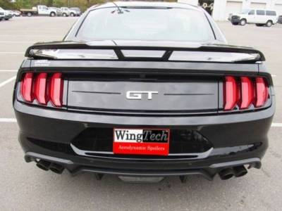 WingTech - WingTech Factory Style Four Post Rear Spoiler Un-Lighted WT-14308
