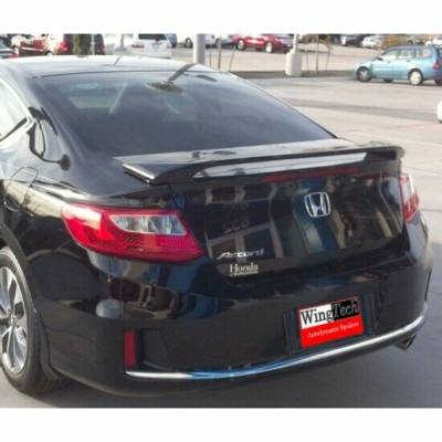 WingTech - WingTech Custom Style Two Post Rear Spoiler Un-Lighted WT-14025