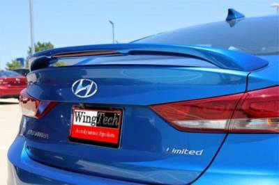 WingTech - WingTech Custom Style Two Post Rear Spoiler Lighted WT-14271