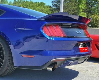 WingTech - WingTech Custom Style Flush Mount Rear Spoiler Un-Lighted WT-14321