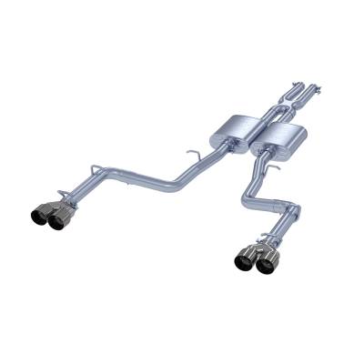 MBRP Exhaust - MBRP Exhaust S7111AL AL 2.5"Cat-Back Quad Rear Exit Exhaust for 15-23 Challenger