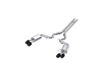MBRP Exhaust - MBRP Exhaust S72053CF T304 3" Cat-Back Dual Rear Exit w/Muffler 18-23 Mustang GT