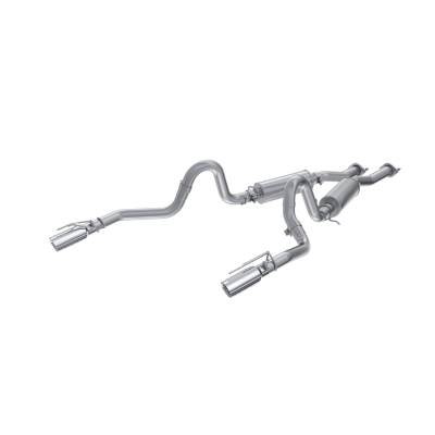 MBRP Exhaust - MBRP Exhaust S7221AL AL 2.5" Cat-Back Dual Rear Exit 99-04 Mustang GT/Mach 1