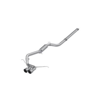 MBRP Exhaust - MBRP Exhaust S4201AL AL 3" Cat-Back Dual Center Outlet for 13-18 Ford Focus ST
