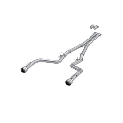 MBRP Exhaust - MBRP Exhaust S7118AL AL 3" Cat-Back Dual Exit Race w/o Muffler for 15-23 Charger