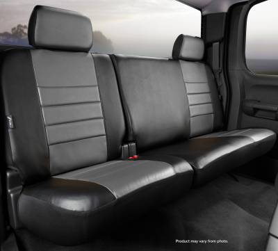 FIA - FIA SL62-26 GRAY SL REAR 60/40 Seat Cover for Toyota Tundra DOUBLE CAB 22-24