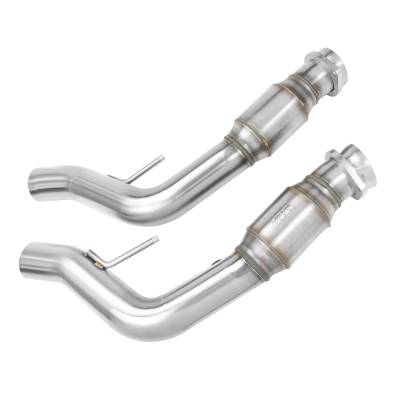 Kooks Custom Headers - Kooks Custom Headers 25103301 GREEN Catted X-Pipe for 14-17 SS