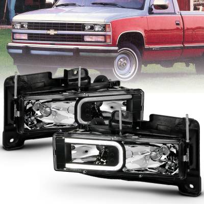 Anzo USA - Anzo USA 111498 Crystal Headlight Set