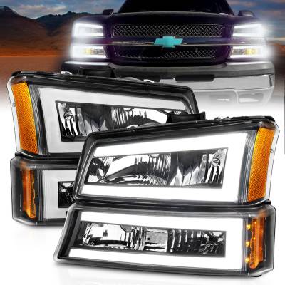 Anzo USA - Anzo USA 111501 Crystal Headlight Set