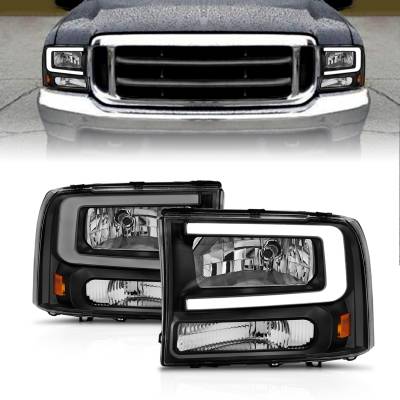 Anzo USA - Anzo USA 111549 Crystal Headlight Set