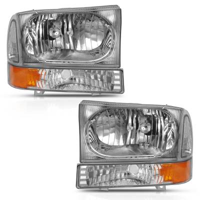 Anzo USA - Anzo USA 111458 Crystal Headlight Set