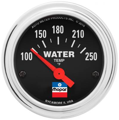 AutoMeter - AutoMeter 880787 Mopar Classic Electric Water Temp Gauge 100-250?F 2" SSE