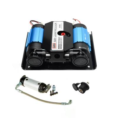 ARB - ARB CKMTA12BK1 Twin 12V On-Board Air Compressor Kit w/Manifold & Mount
