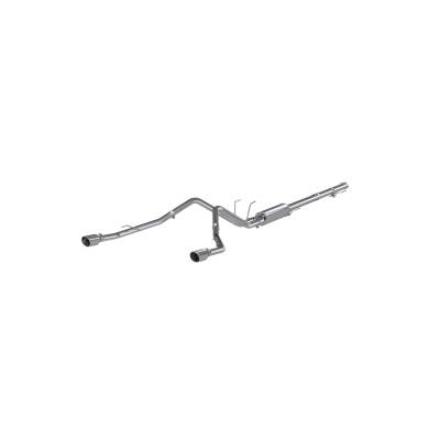 MBRP Exhaust - MBRP Exhaust S5146AL AL 3" Cat-Back 2.5" Dual Split Rear Exit for 09-24 RAM 1500