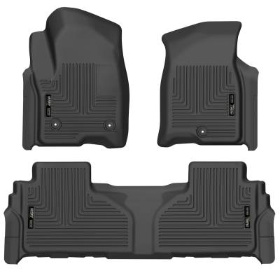 Husky Liners - Husky Liners 99241 Weatherbeater Front & 2nd Seat Floor Liners Footwell Coverage