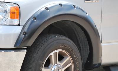 Lund - LUND RX133T Rivet Style 4pc Textured Fender Flare Set 19-23 Ranger Crew 5'
