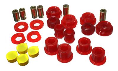 Energy Suspension - Energy Suspension 16.3123R Acura/Honda Suspension Control Arm Bushing Kit Rear