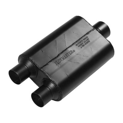 Flowmaster - Flowmaster 425403 40 Series Chambered Muffler 2.5" Dual In 3.0" Center Out
