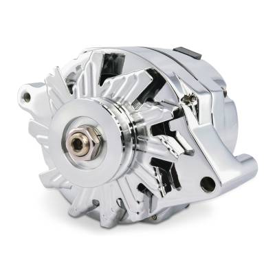 Proform - Proform 66445.1F Ford 100 AMP Alternator Chrome Finish 1-Wire GM 10si Style