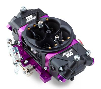 Proform - Proform 67303 Black Race Carburetor 850 CFM Mechanical Secondary Black/Purple