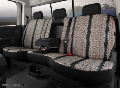 FIA - FIA TR45-30BLACK Wrangler Saddleblanket Custom Fit Black Rear Seat Cover