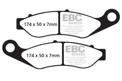 EBC Motorcycle Brakes - EBC Motorcycle Brakes FA638V Vee-Pads