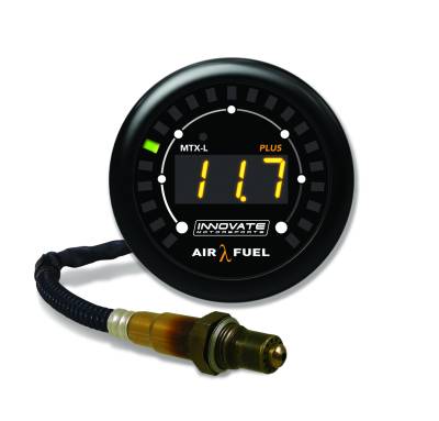 Innovate Motorsports - Innovate Motorsports 39180 MTX-L Plus Digital Wideband Air/Fuel Ratio Gauge Kit