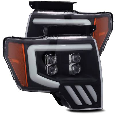 AlphaRex - AlphaRex 880192 Black LED Projector Headlights for 09-14 Ford F150