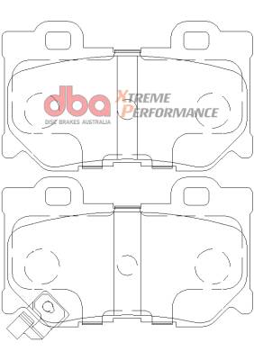 Disc Brakes Australia - Disc Brakes Australia DB2401XP DBA Xtreme Performance Rear Brake Pads