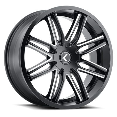 Kraze Wheels - Kraze Wheels KR193 Turismo 18x8 5x120 40mm Gloss Black/Machined KR193-8812BM40