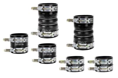 HPS Performance - HPS 57-1539-BLK Black Intercooler Hose Boots Kit for 99 03 Ford F250 Superduty