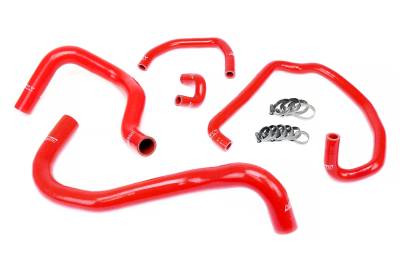 HPS Performance - HPS 57-1921-RED Red Radiator & Heater Coolant Hose Kit for 95-04 Toyota Tacoma