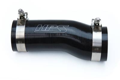 HPS Performance - HPS 57-1595-BLK Black Air Intake Kit Post MAF Hose for 16-20 Honda Civic 1.5L