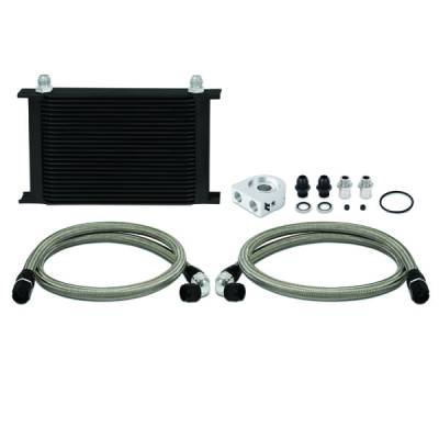 Mishimoto - Mishimoto MMOC-UHBK Universal Oil Cooler Kit Black 25 Row