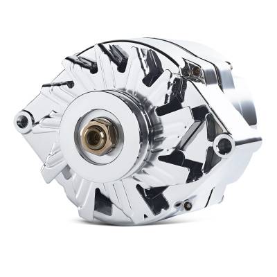 Proform - Proform 66445.8N 80 AMP 1-Wire Style Alternator Chrome Finish for SB/BB Chevy V8