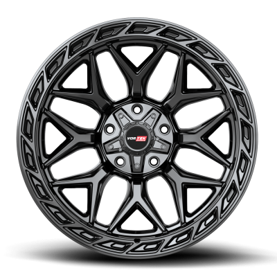 Vortek - Vortek Wheel 5042094418GB VRD-504 20x9 5x5.5 5x150 18mm Gloss Black
