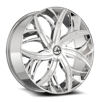 Azara - Azara Wheel AZA-54120853835NC AZA-541 20x8.5 5x4.5 5x120 35mm Chrome