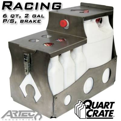 Artec Industries - Artec QC0102 Racing Quart Crate 6 Qts Brake P/S 2 Gallons