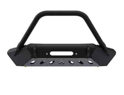 Artec Industries - Artec JJ9022 Front Steel Bumper w/Hoop for 07+ Jeep Wrangler/Gladiator JK/JL/JT