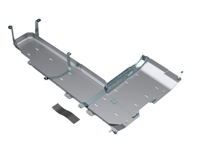 Artec Industries - Artec JT4159 T-Case/Fuel Skid Kit Only 3.6L Aluminum for 20+ Jeep Gladiator JT