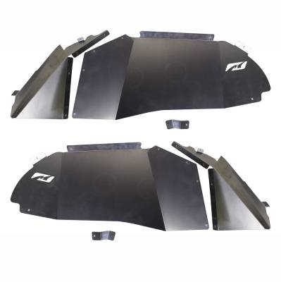 Motobilt - Motobilt MB1150 Aluminum Blank Front Inner Fenders for 18+ Gladiator/Wrangler JL